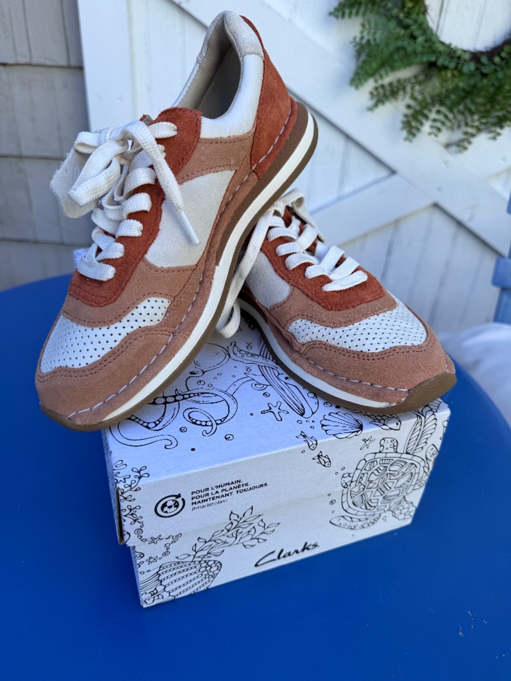 Kids clarks sneaker shoes 2.5 craftrun